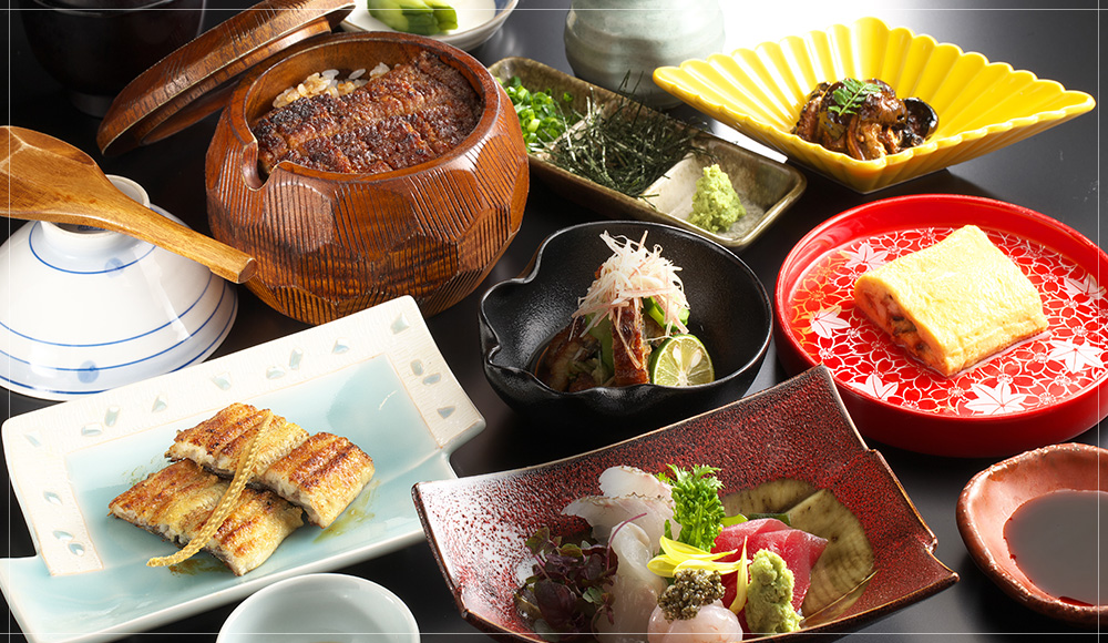 うなぎのコース料理